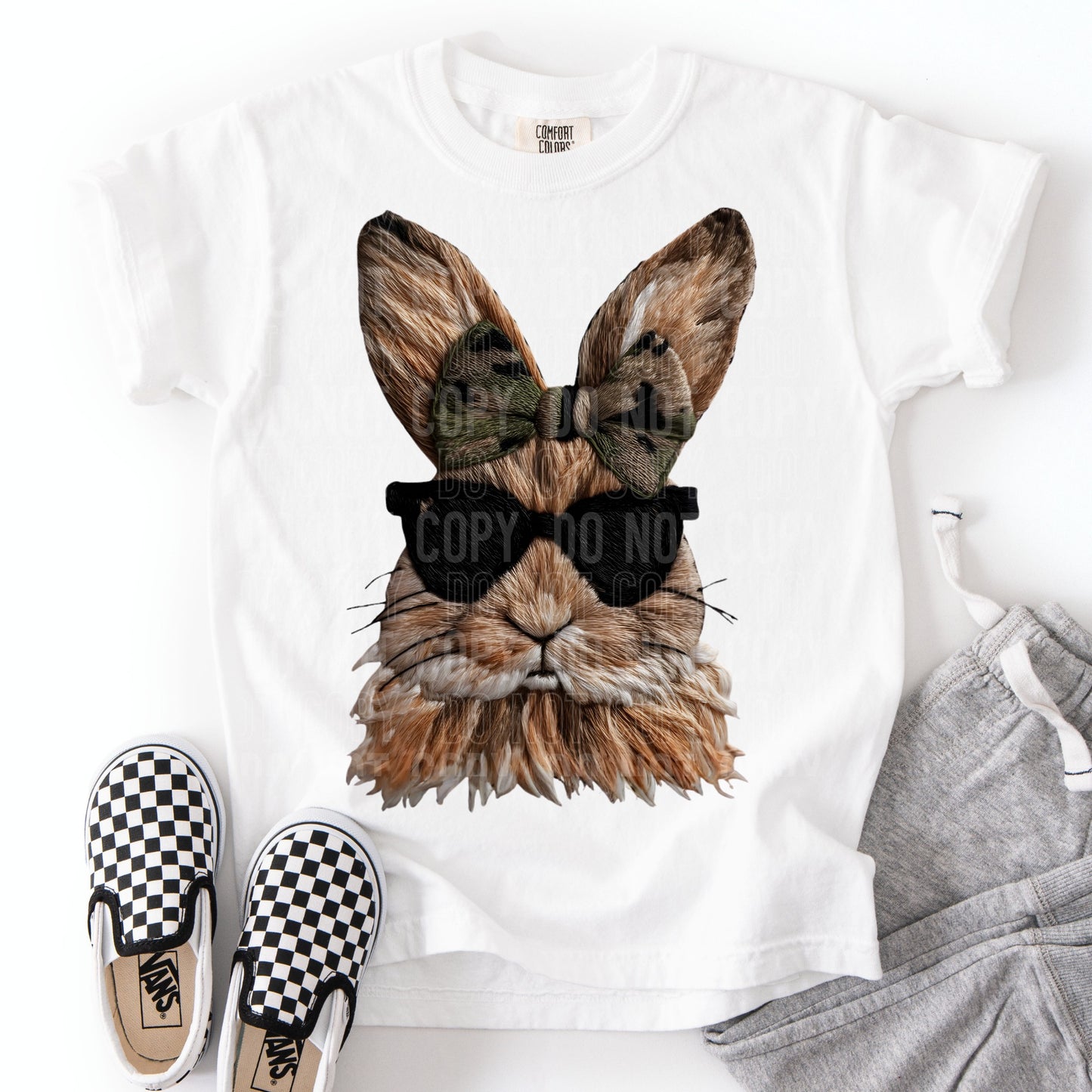 Camo Faux Bunny