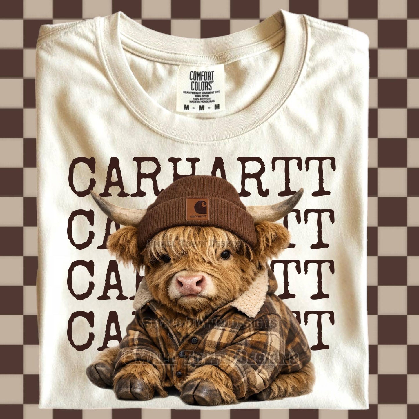 Brown Beanie Cow