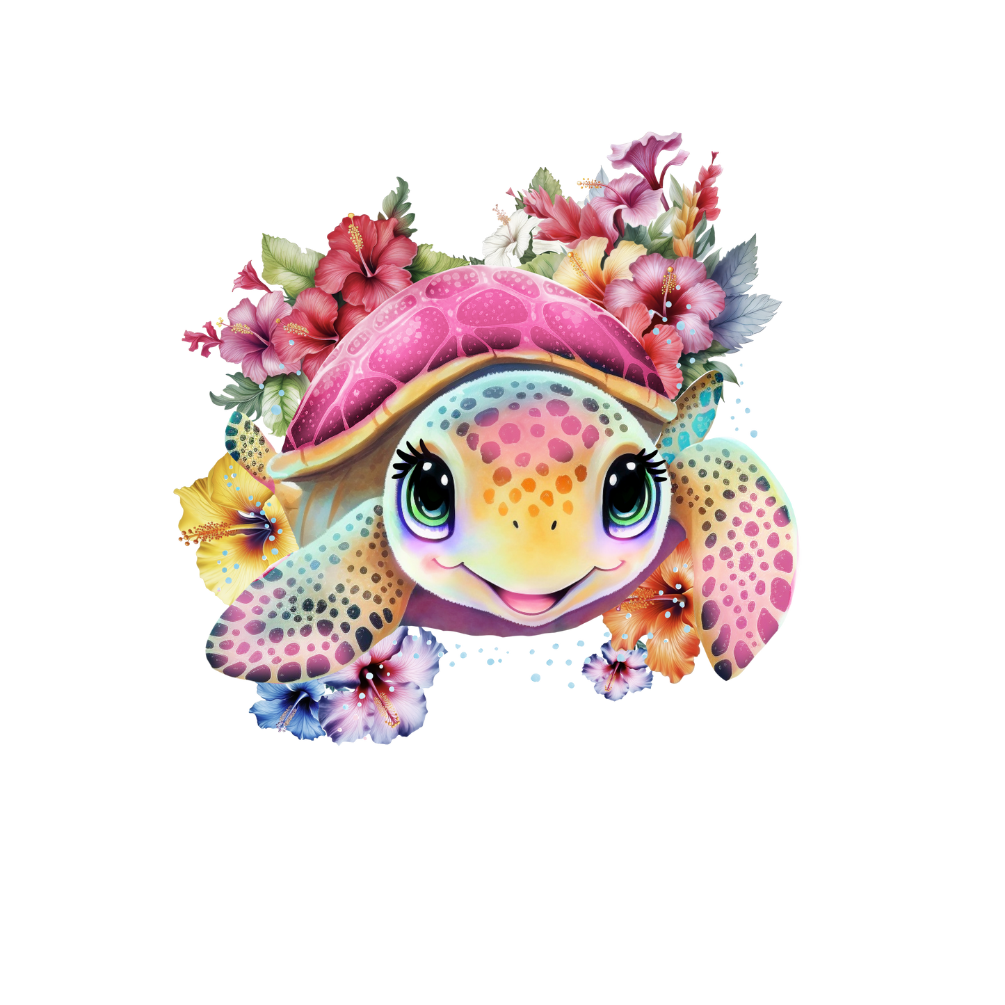 Pink Sea Turtle