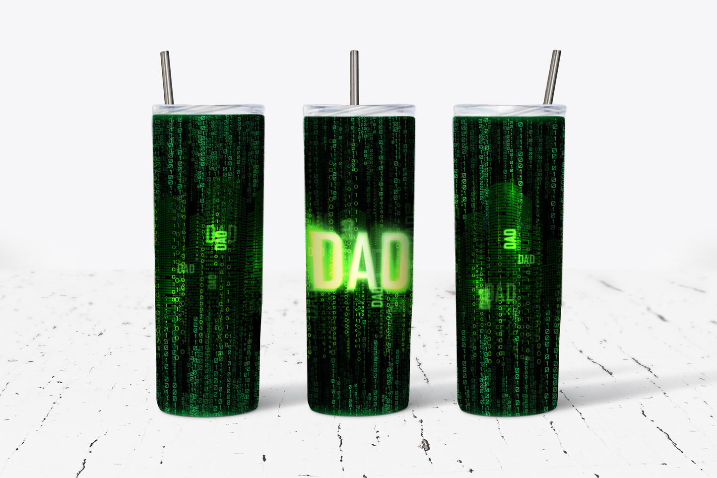 Dad Matrix Sublimation Tumbler