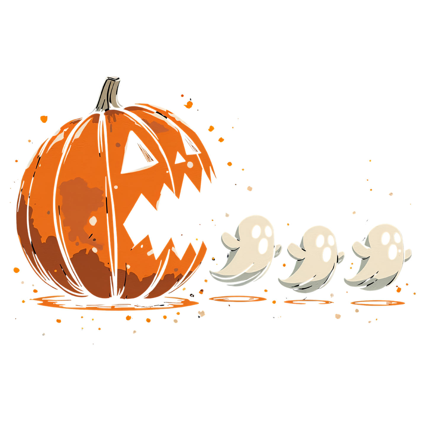 Pumpkin Chasing Ghost