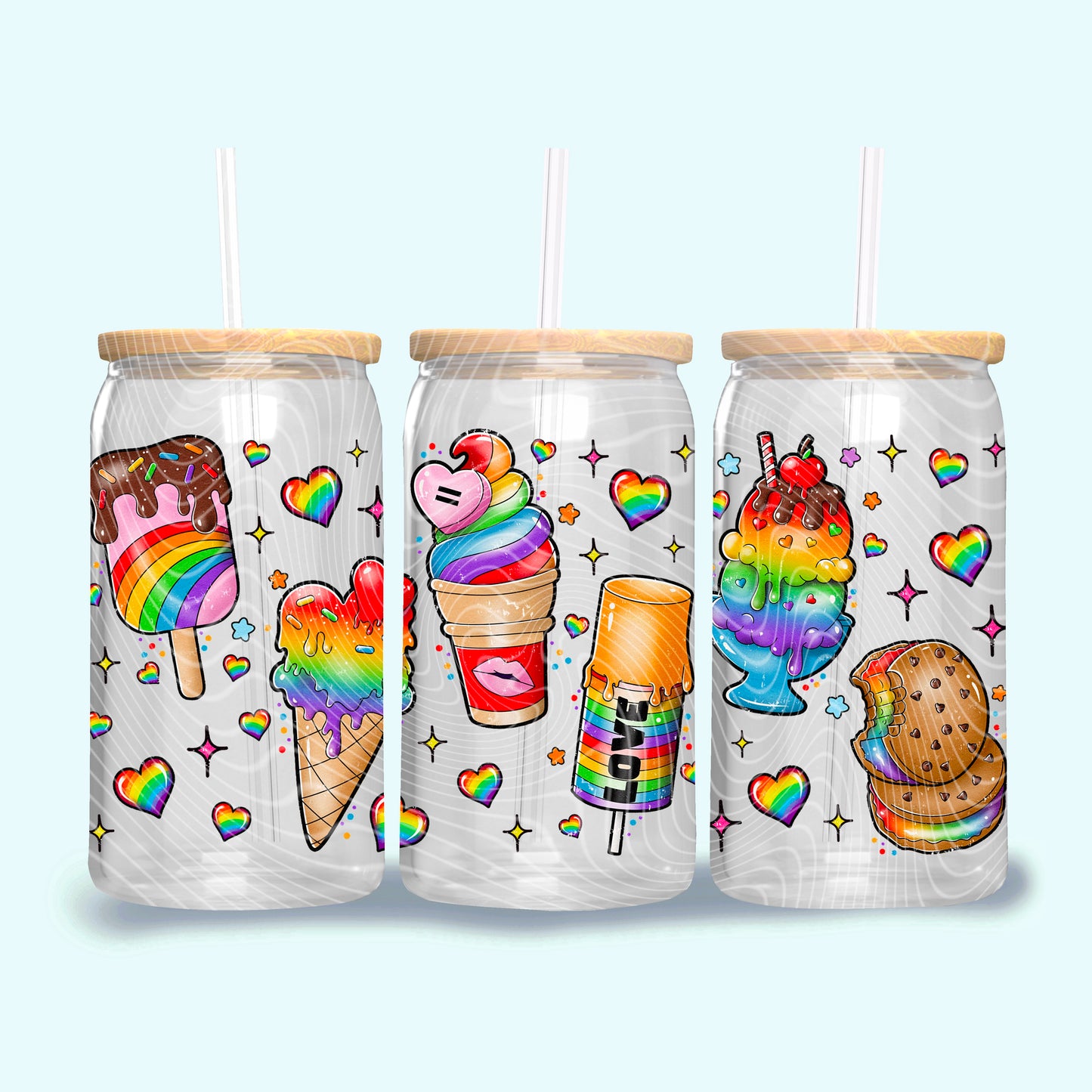 Rainbow Ice Cream UVDTF