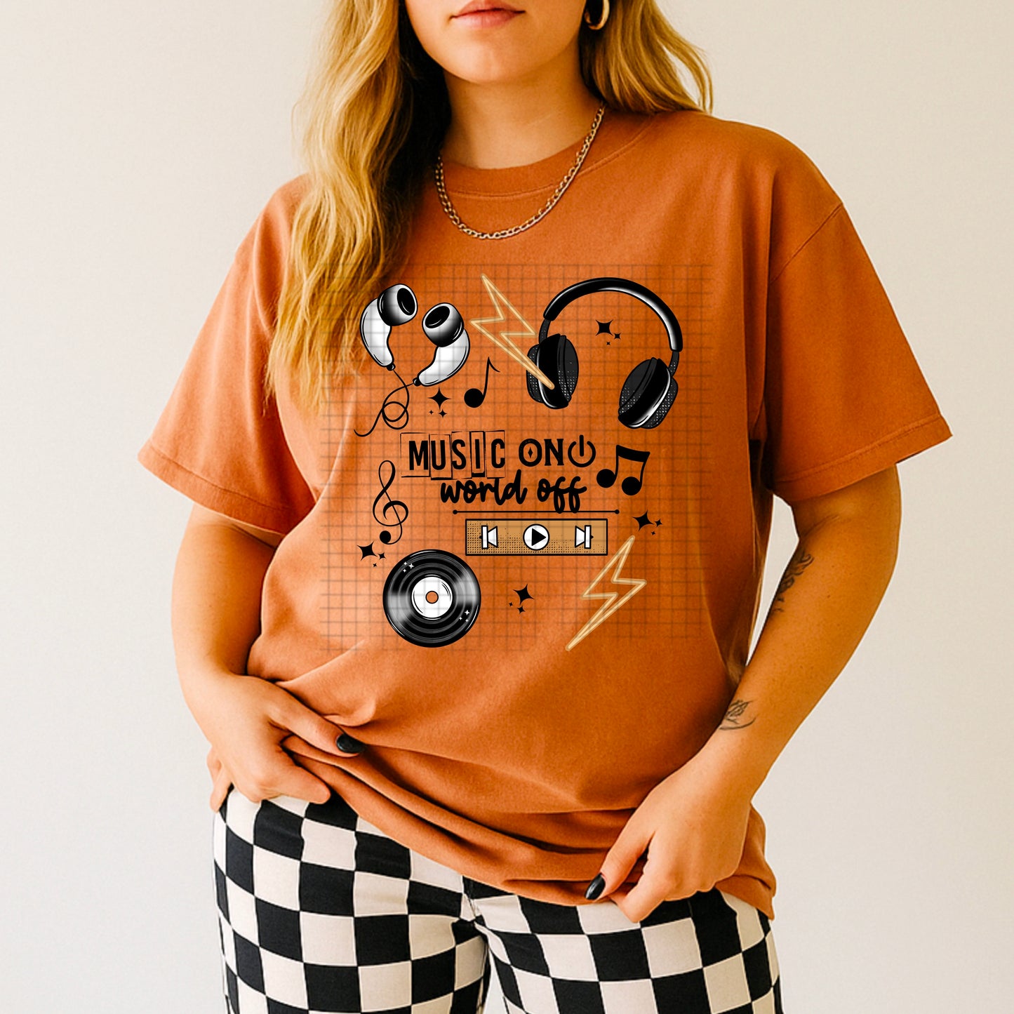 Music On World Off (Black)