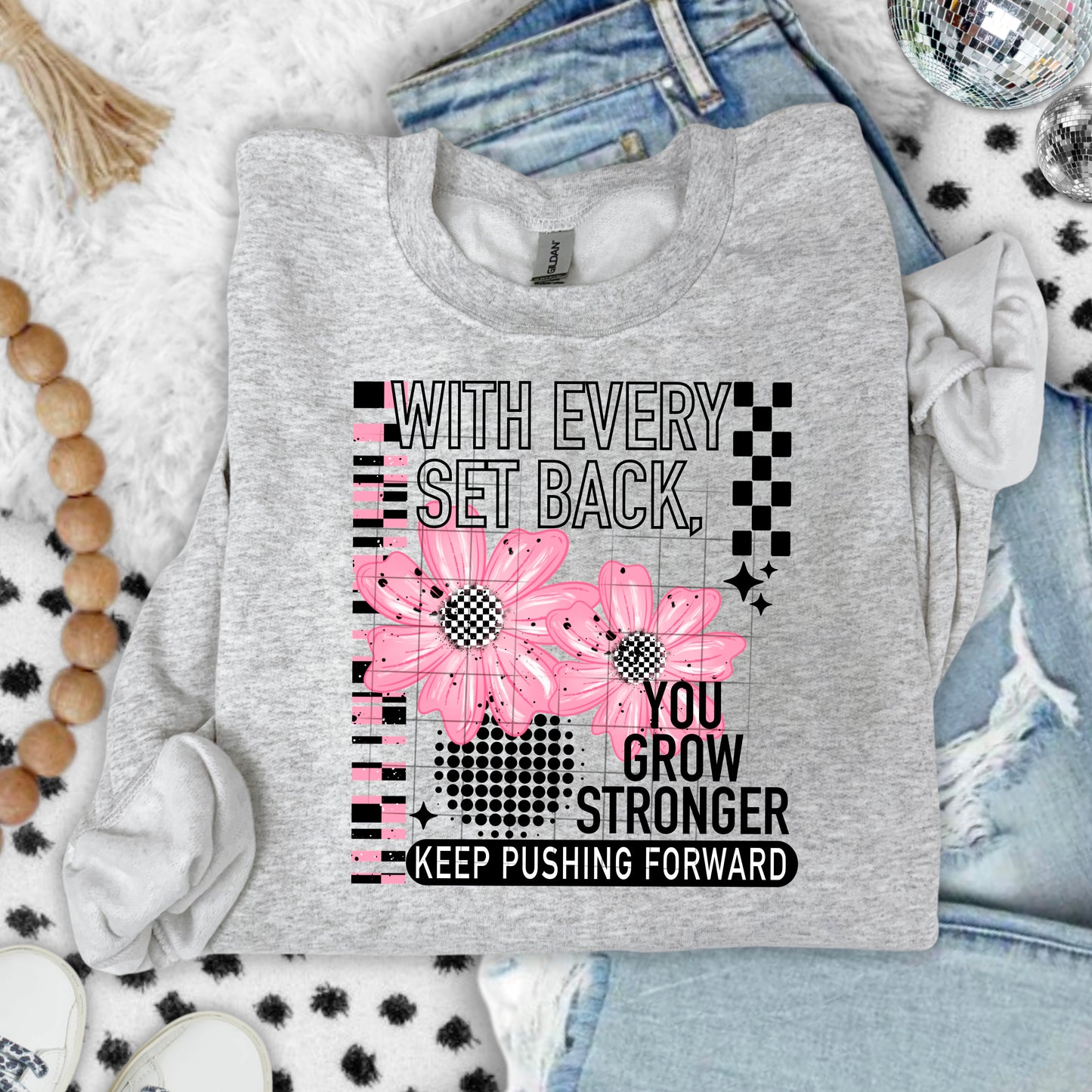 With Every Setback (Black)