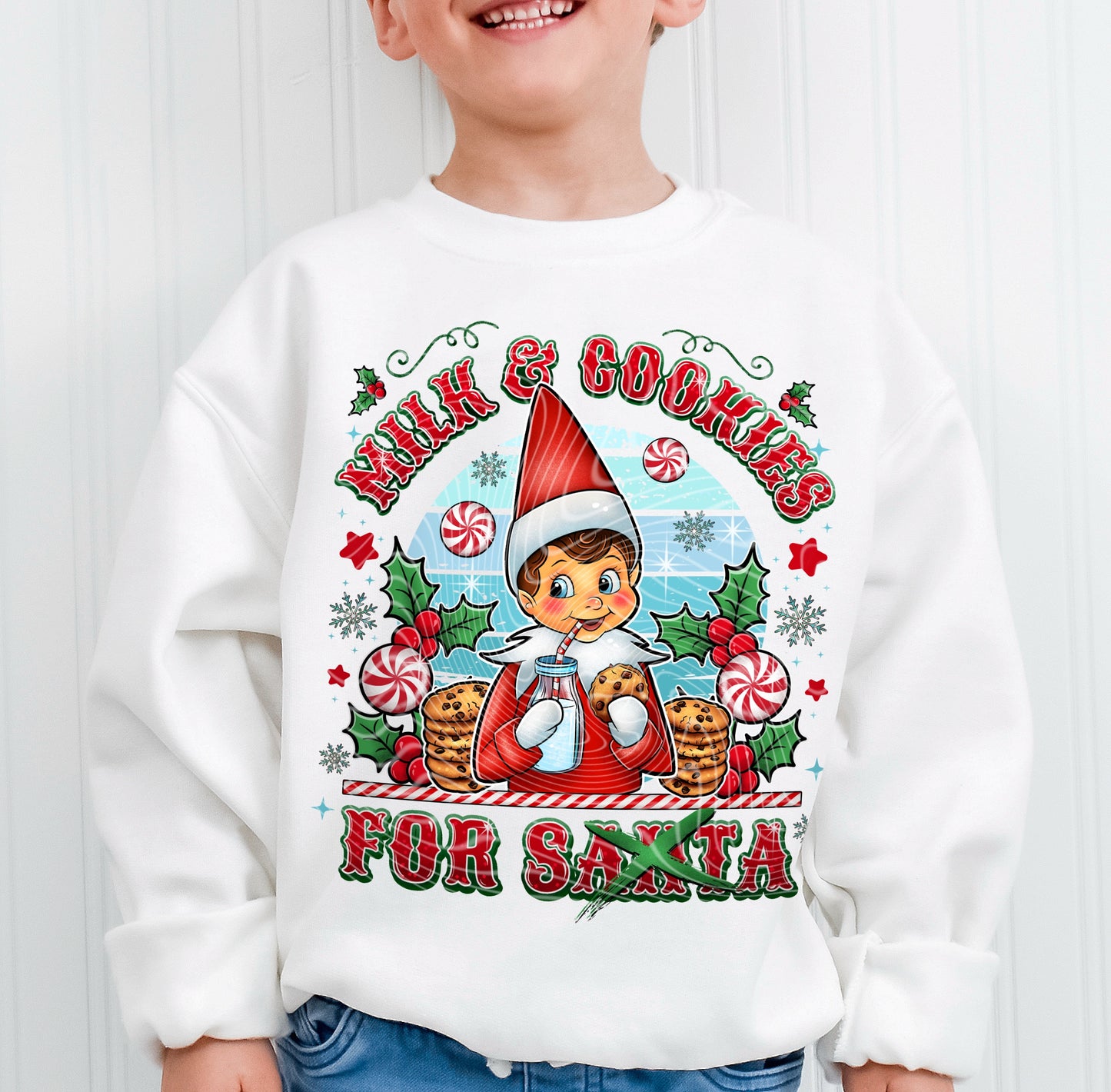 Milk and Cookies for Santa (Boy Elf)