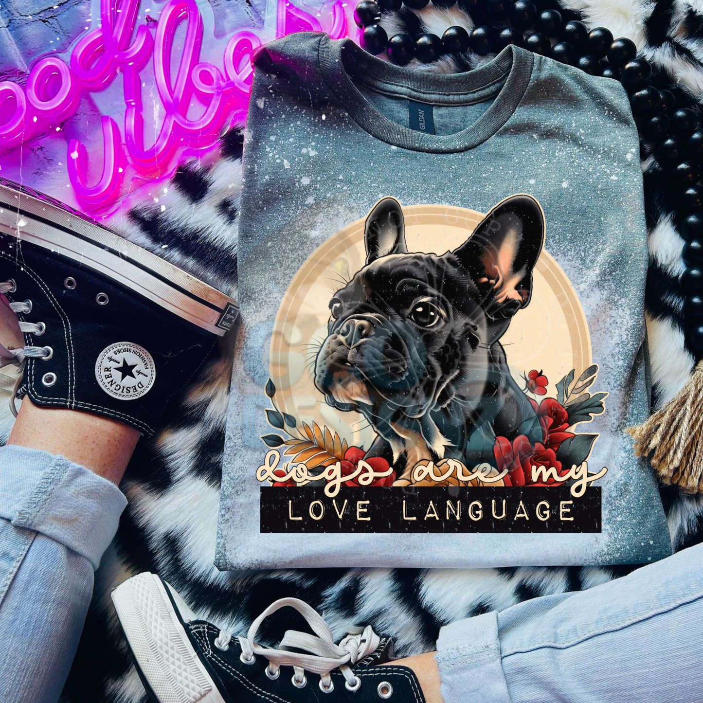 Dogs Are My Love Language-Frenchie
