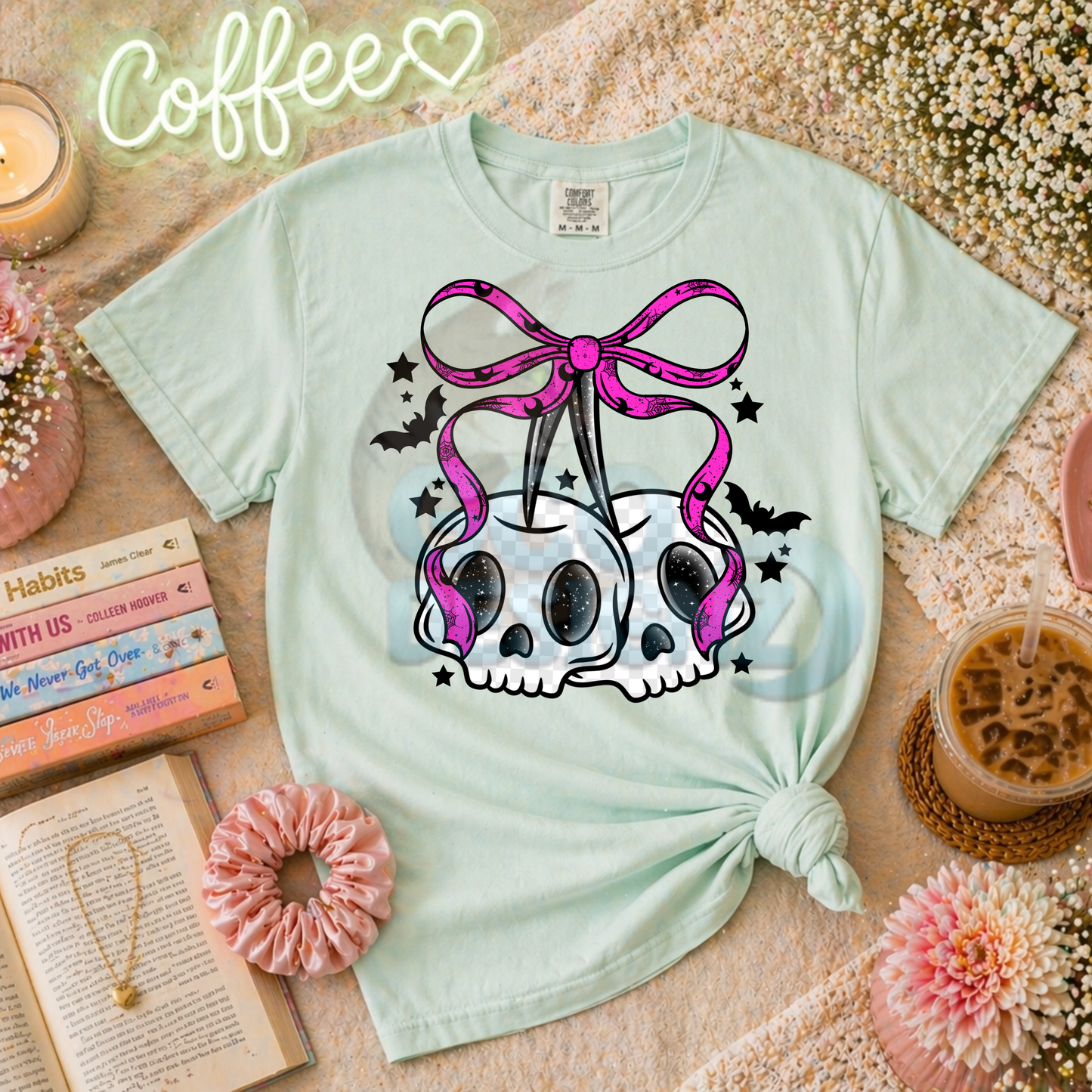 Skull Cherries-Pink