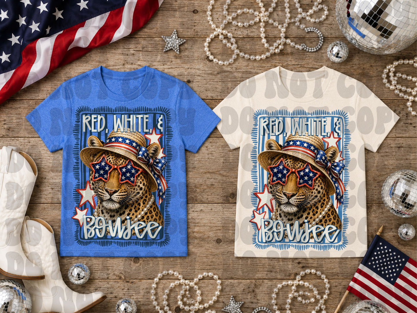 Red White & Boujee Leopard