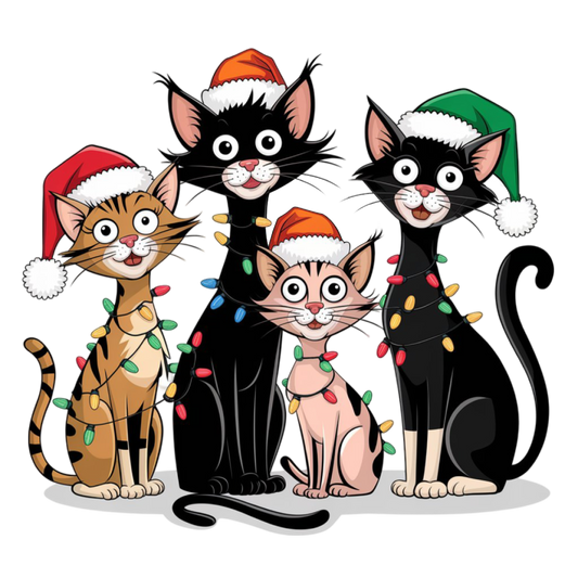 Funny Christmas Cats