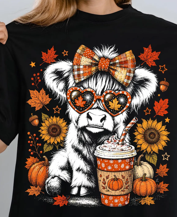 Fall-Halloween Cow