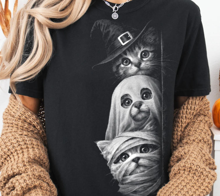 Halloween Cats (Half-tone)