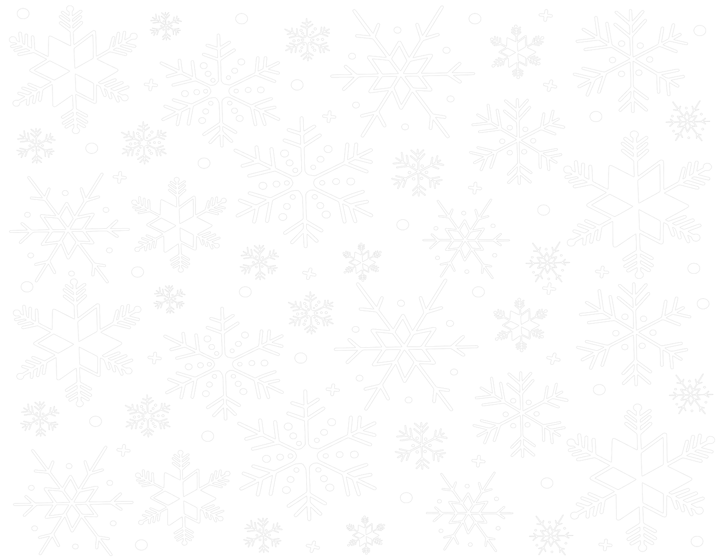 Snowflakes (White)