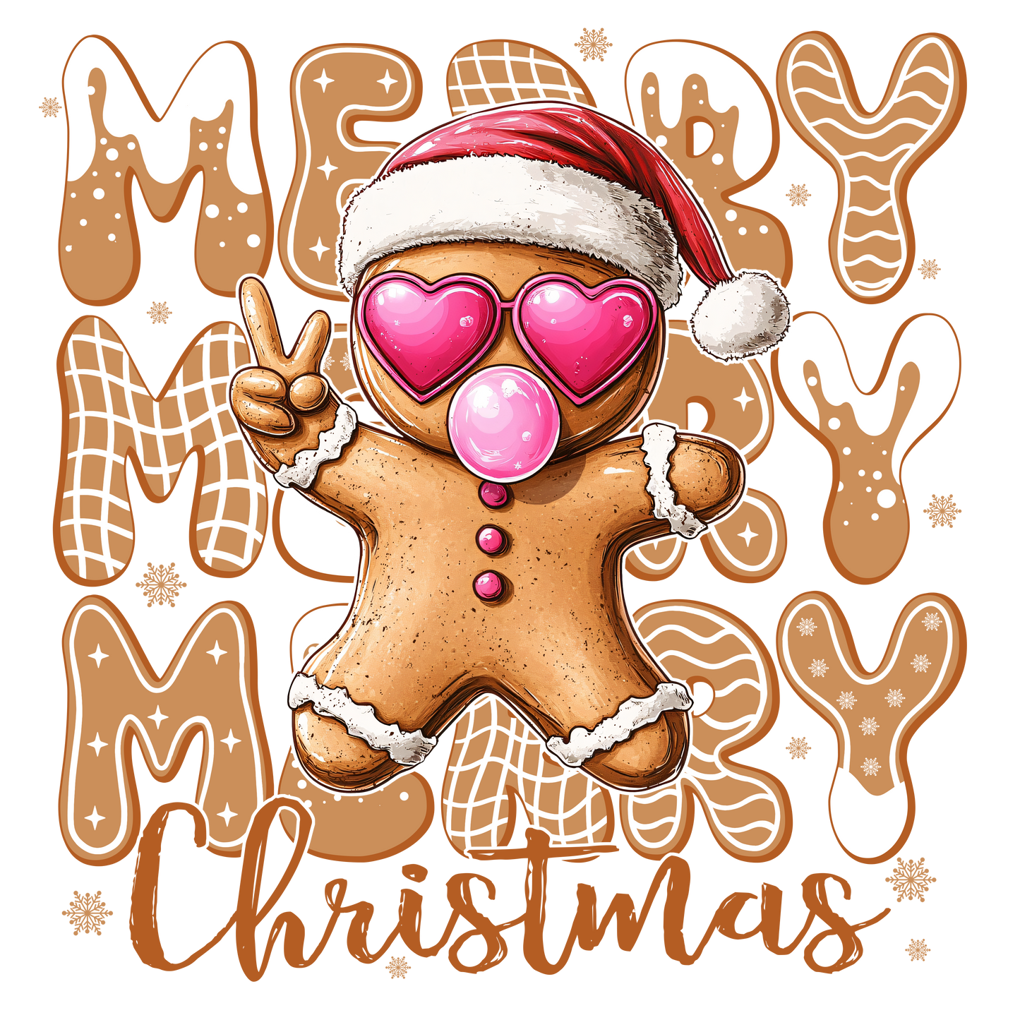 Merry Merry Christmas Gingerbread