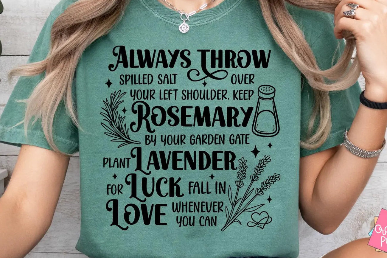 Always Throw Spilled Salt