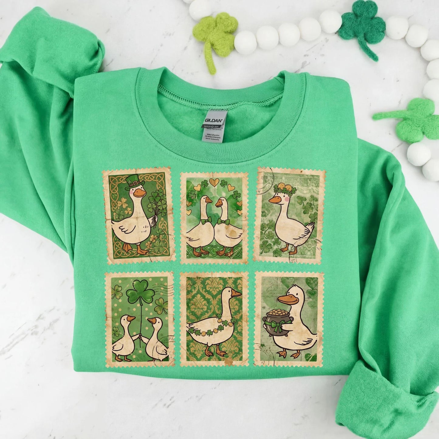 St Patty Goose Stamp