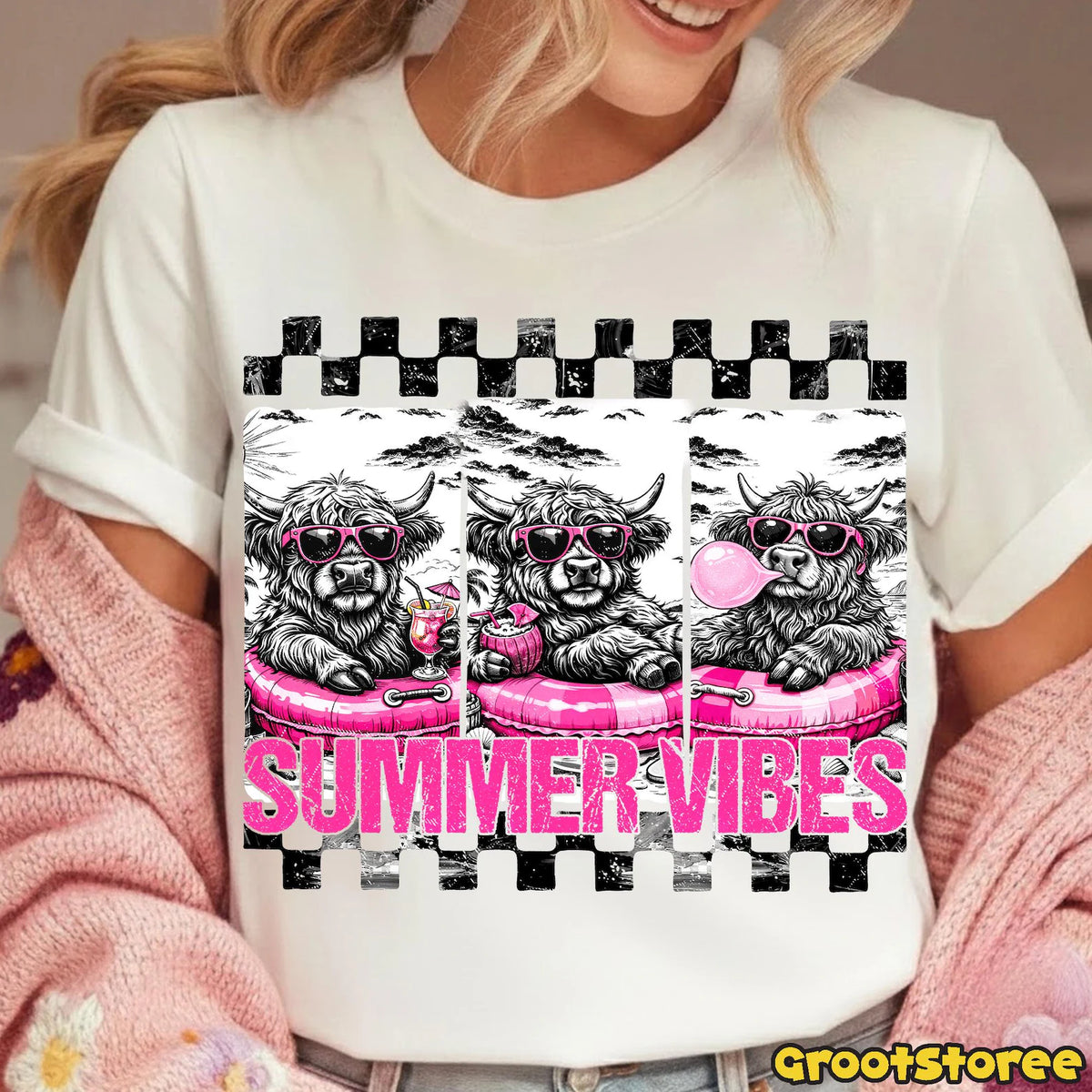 Summer Vibes Cow