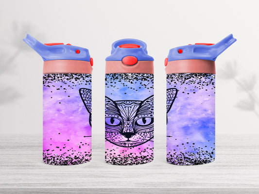 Cat Mandala Sublimation Tumbler