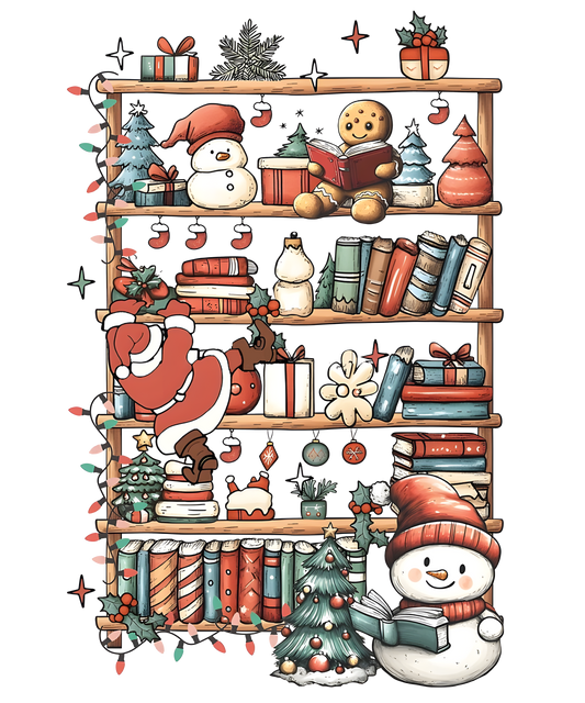 Christmas Bookshelf