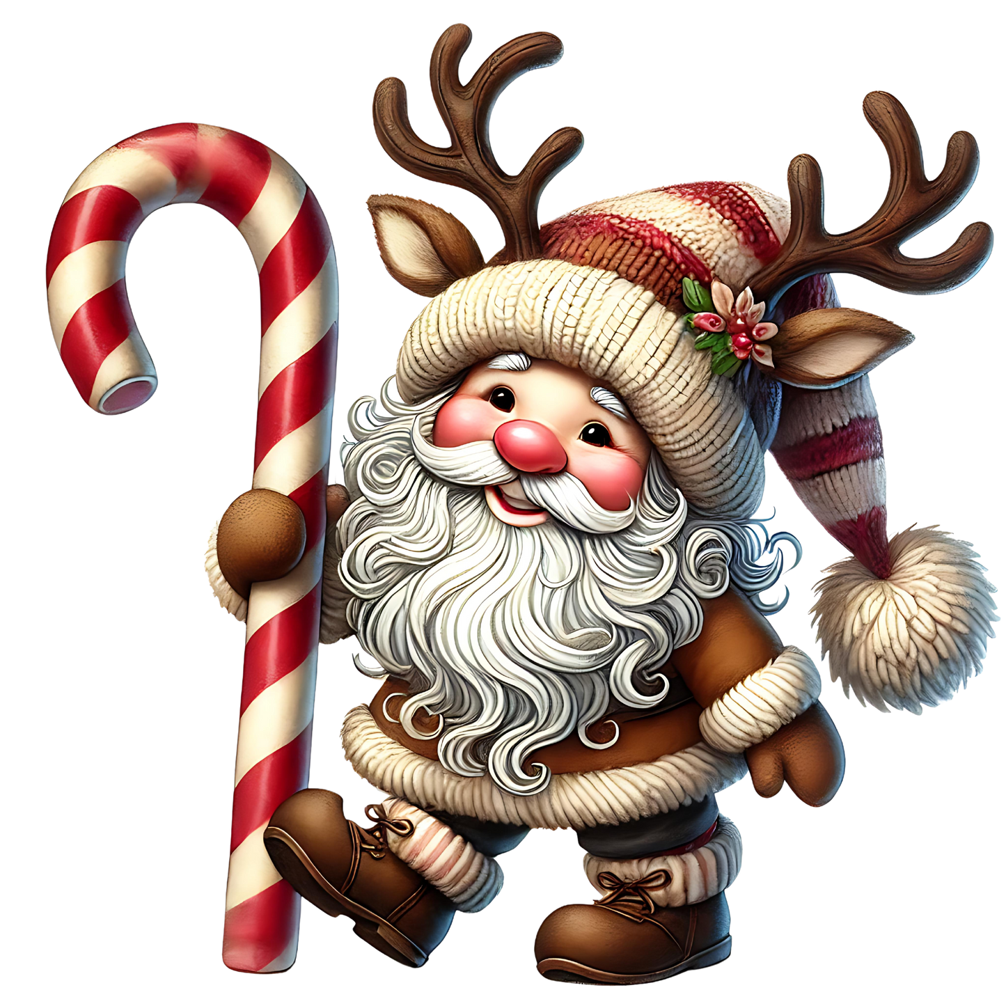 Candy Cane Gnome