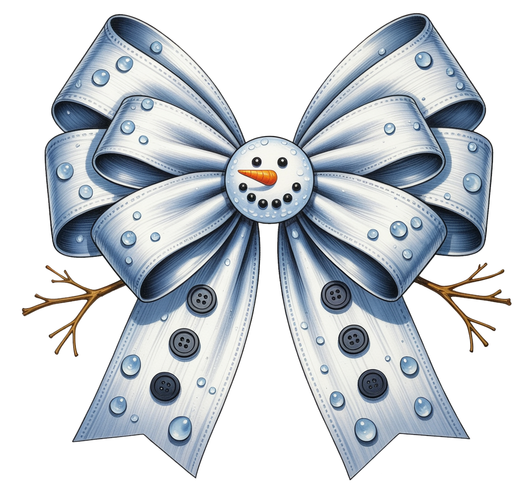 Snowman Bow