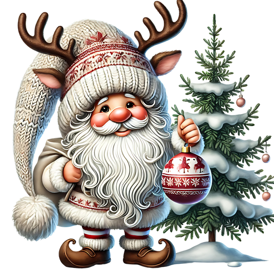 Reindeer Gnome & Tree