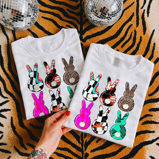 Colorful Bunnies