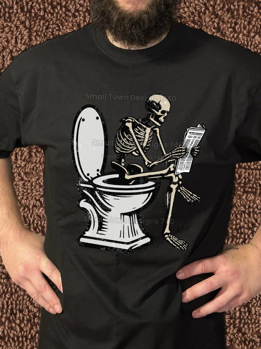 Skeleton Toilet