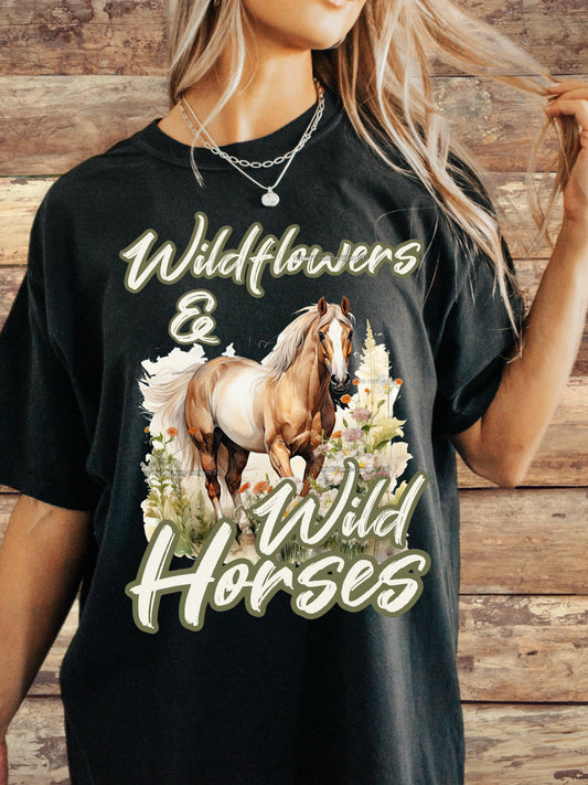 Wild Flowers & Horses