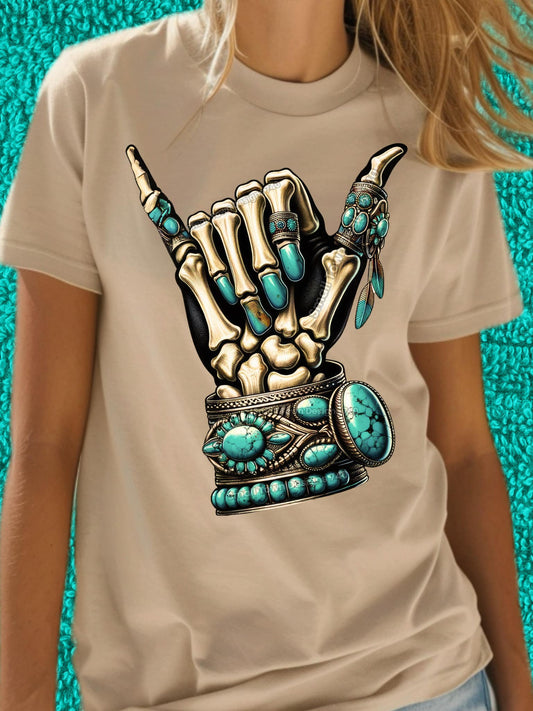 Boho Skeleton Hand
