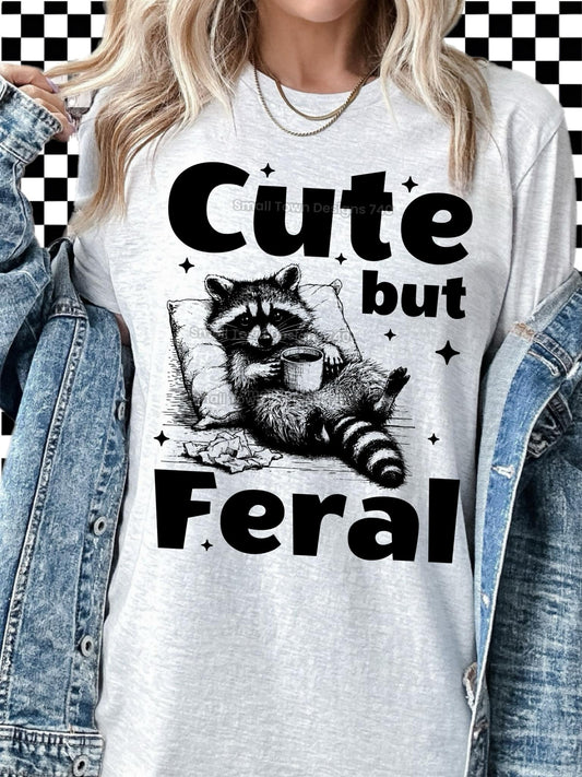 Cute But Feral Raccoon