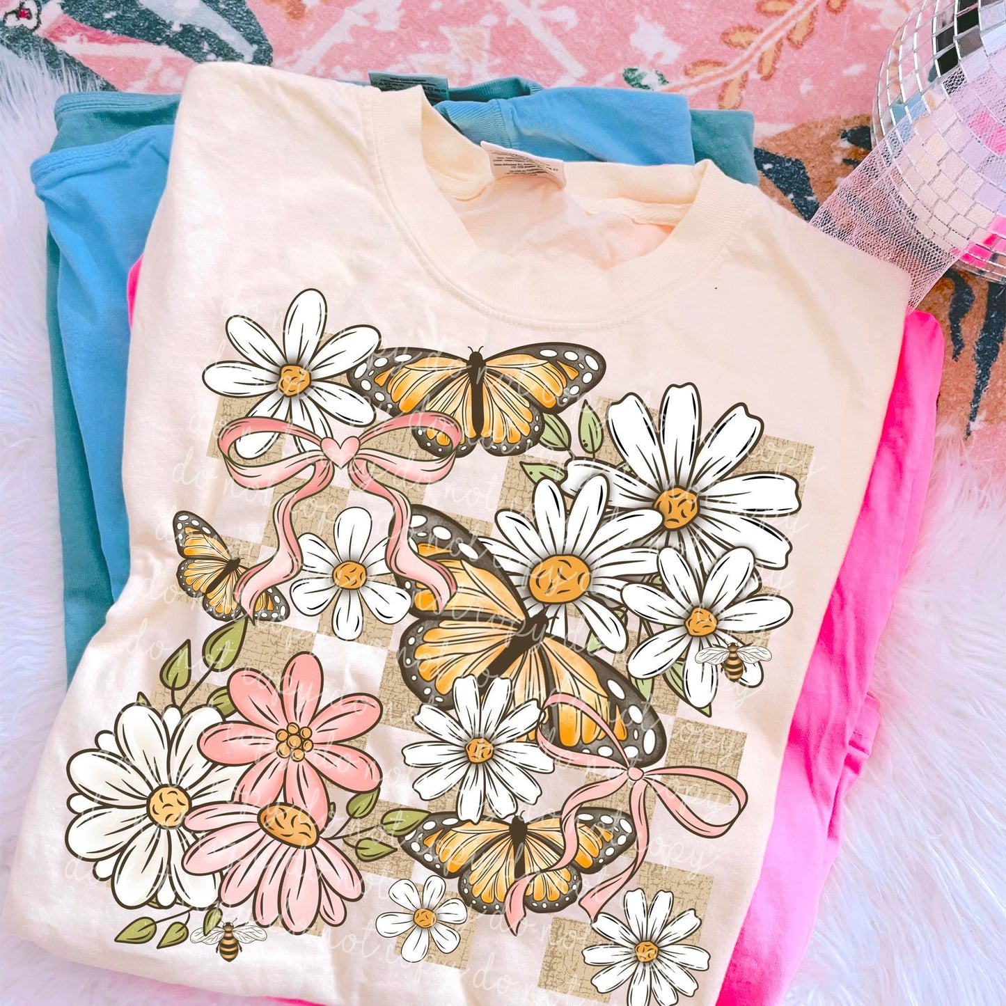 Butterfly & Flowers