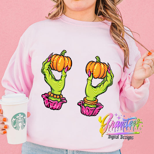 Pumpkin Hands
