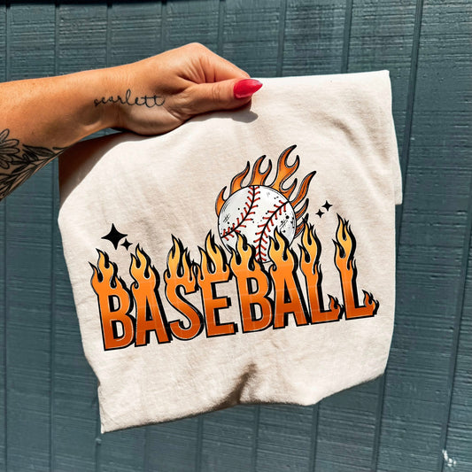Flaming Baseball