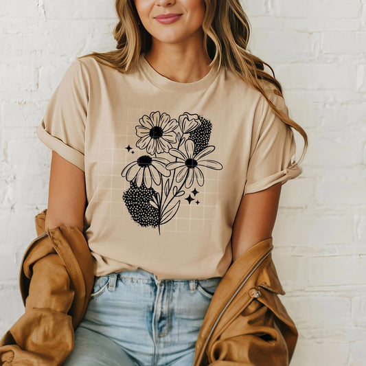 Simply Drawn Flowers