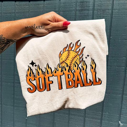 Flaming Softball