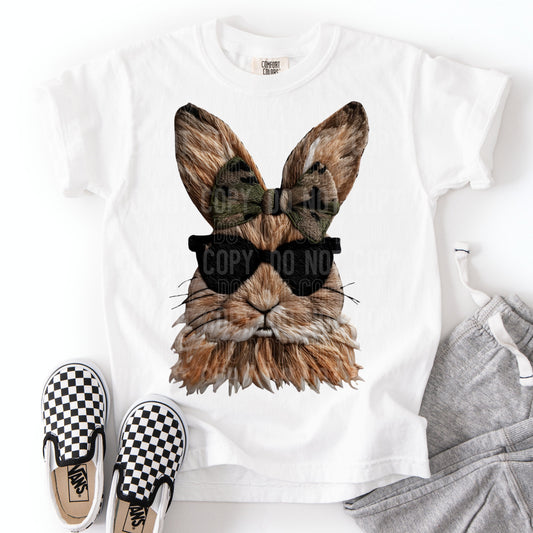Camo Faux Bunny