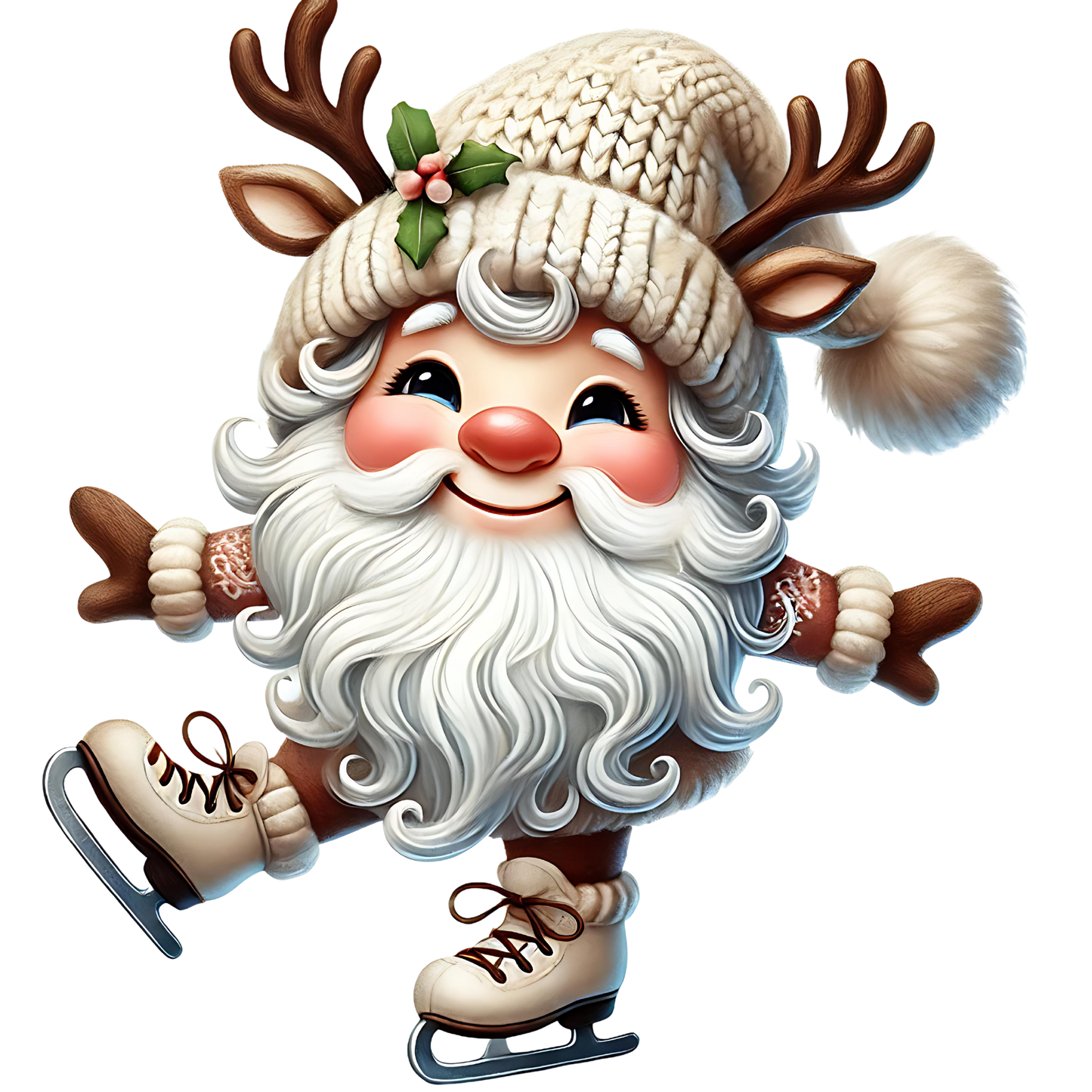 Ice Skating Gnome