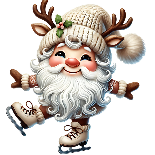Ice Skating Gnome