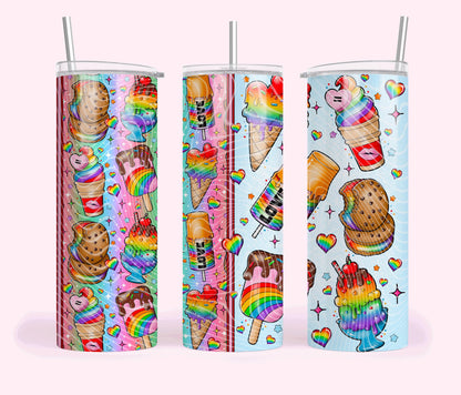 Rainbow Ice Cream Tumbler