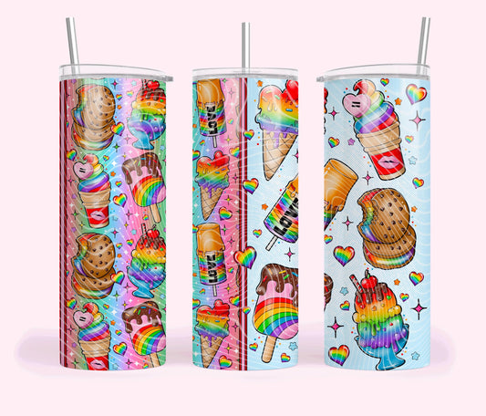 Rainbow Ice Cream Tumbler