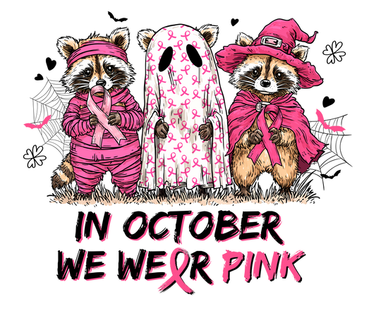Wear Pink Racoon