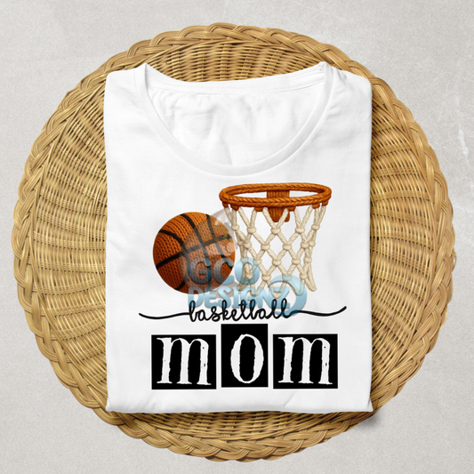 Basketball Yarn Mom