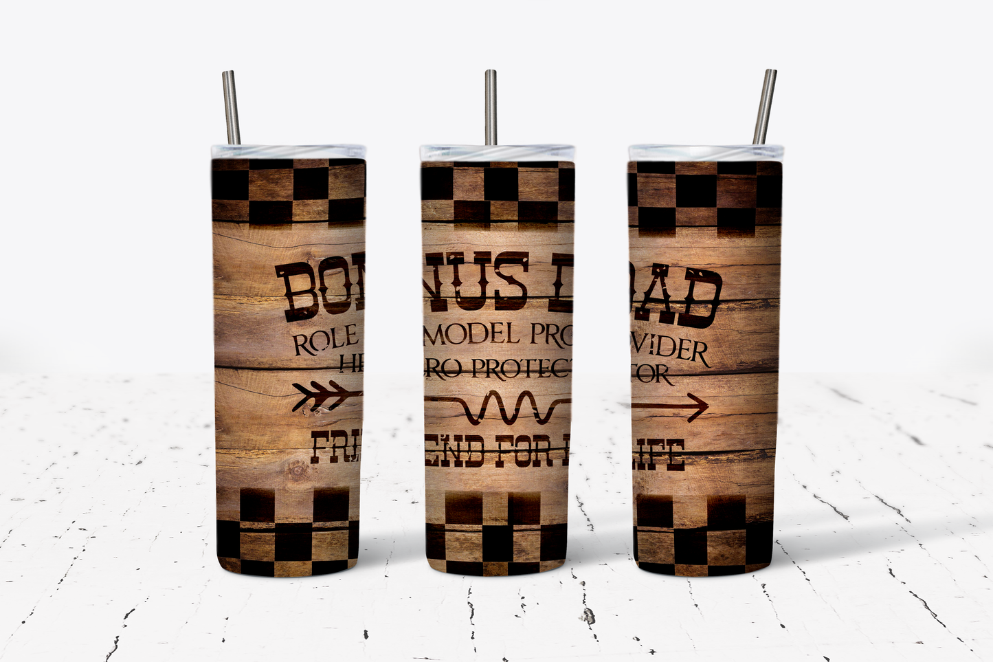 Bonus Dad Sublimation Tumbler