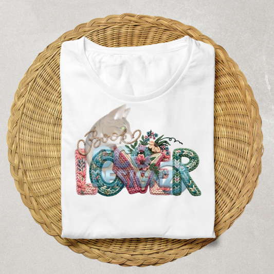 Book Lover Faux Knit