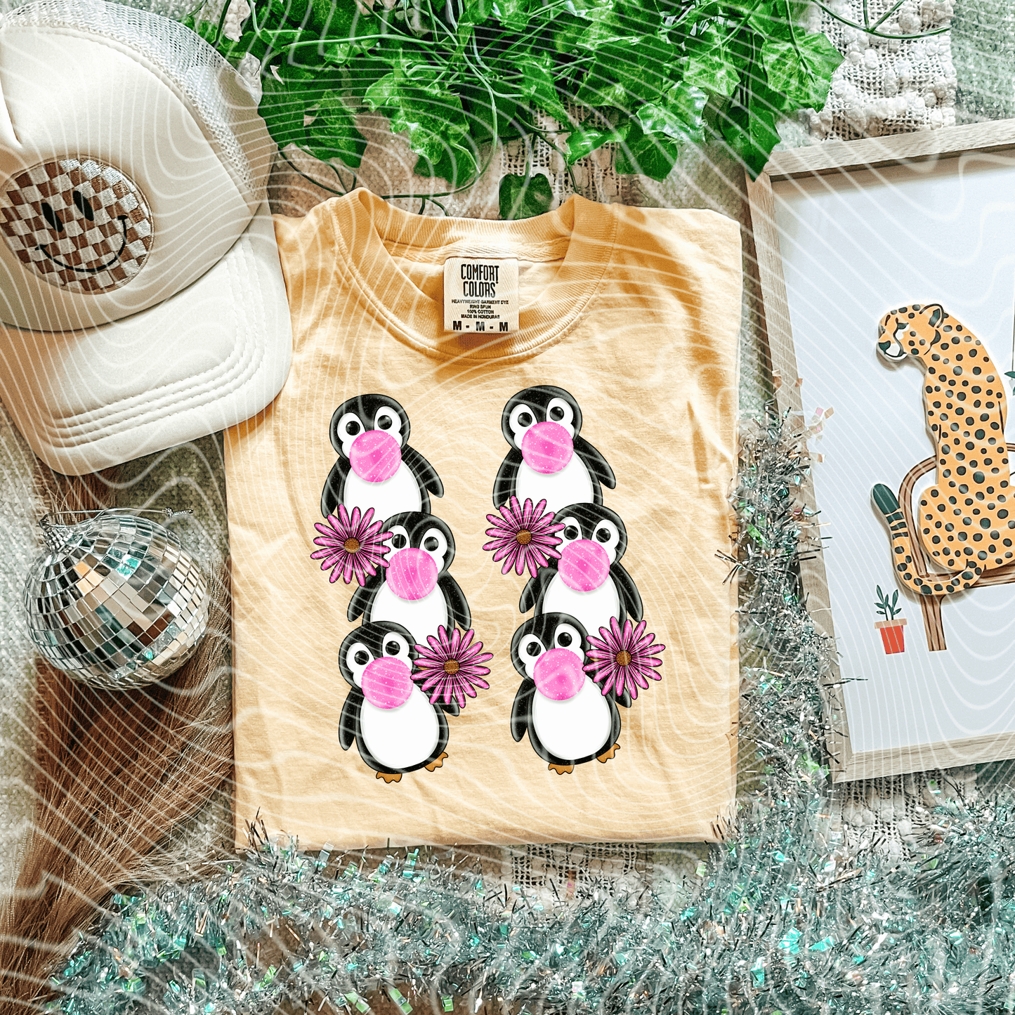Bubblegum & Flower Penguin