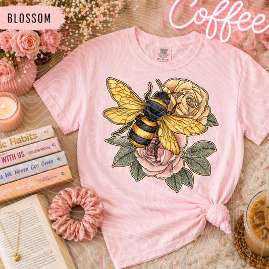 Bee & Flowers
