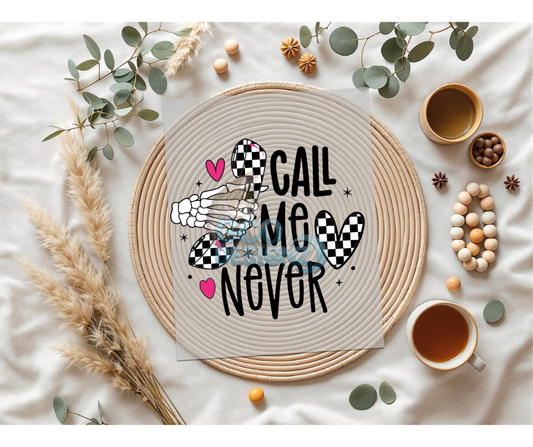 Call Me Never Checkered