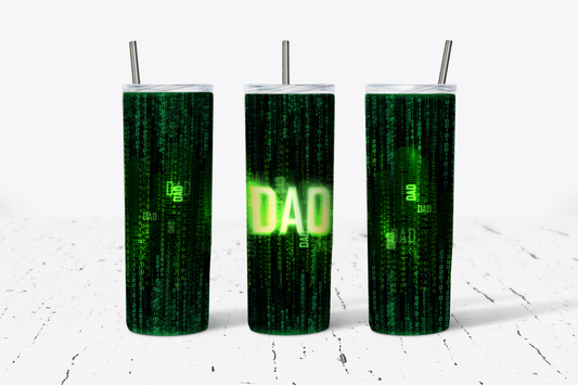 Dad Matrix Sublimation Tumbler