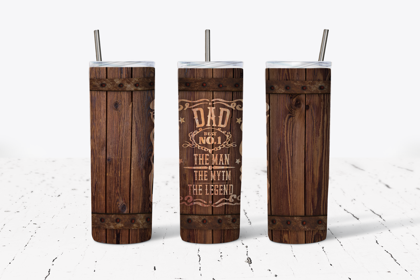 Dad The Man Sublimation Tumbler