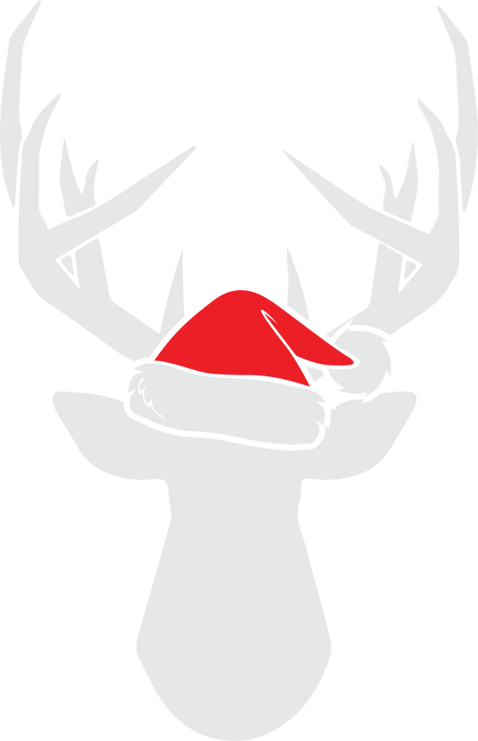 Deer with Santa Hat
